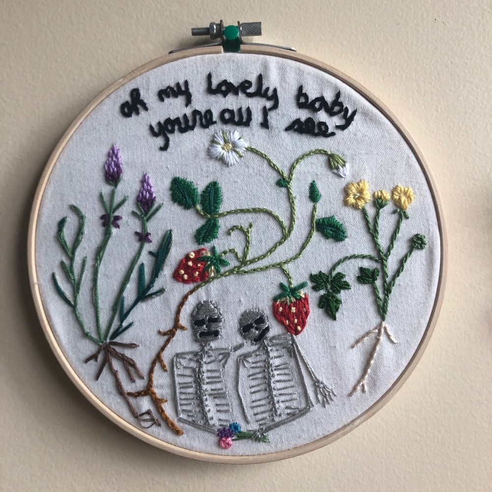Still Woozy embroidery